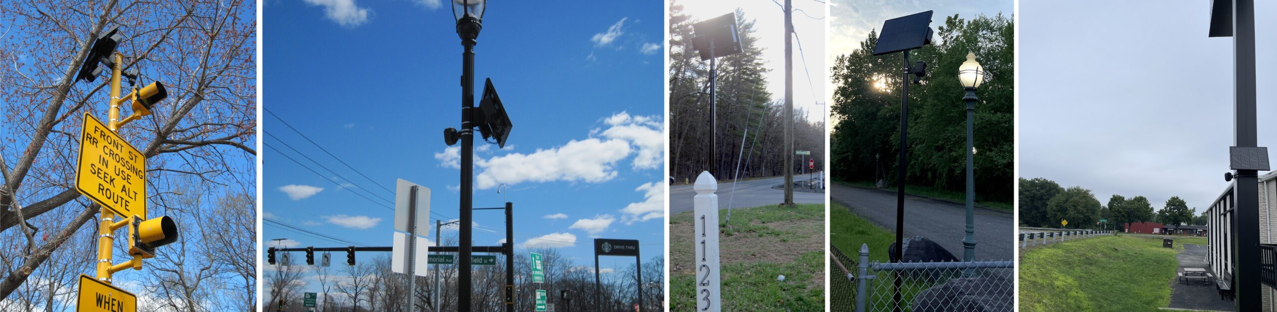 Flock ALPR cameras seen in Agawam, MA.